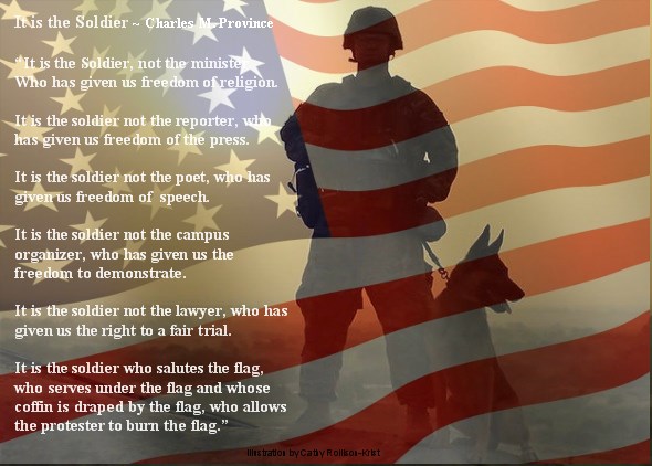 It is the soldier mwd & soldier USA flag by CAR