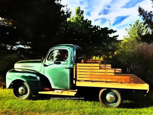 1816-IL sgnd 1950 Ford F1 E1