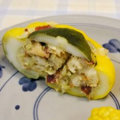 stuffed patty pan squash