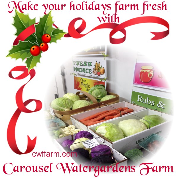 cwffarm produce make ur holiday farm fresh xmas