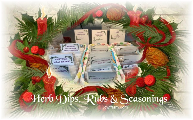 Dips rubs &amp; seasonings on Christmaswreathcolorpencil